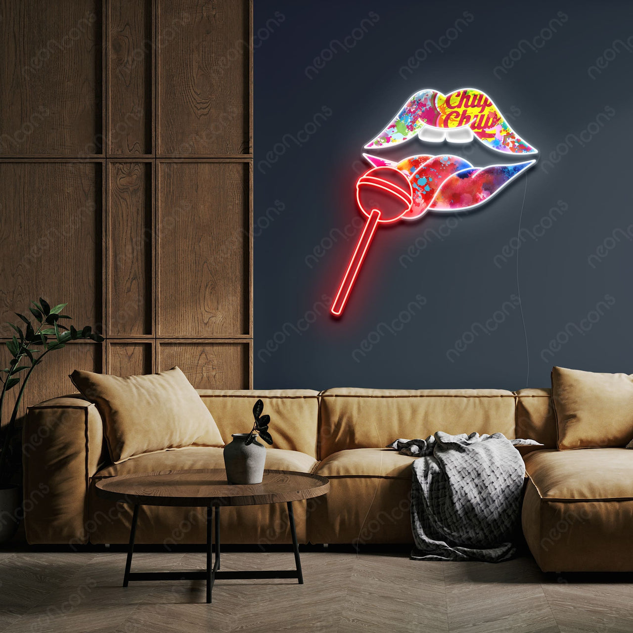 "Sucka" LED Neon x Acrylic Print by Neon Icons