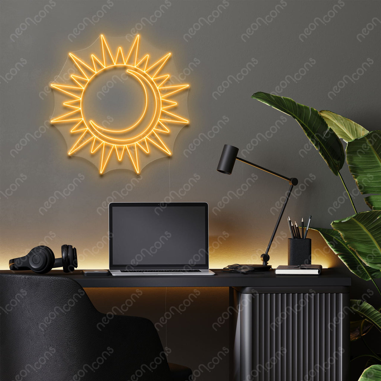 "Sun & Moon" LED Neon by Neon Icons