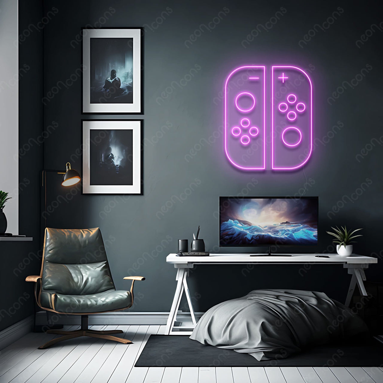 "Switch Joycon" Neon Sign by Neon Icons
