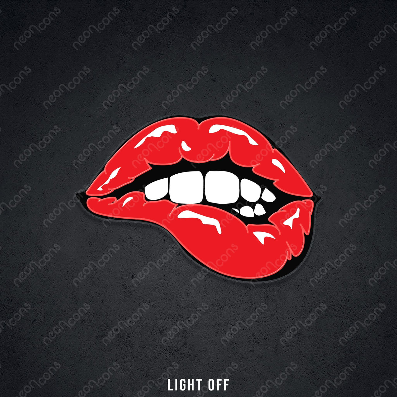 "Taste of Your Lips" LED Neon x Acrylic Artwork by Neon Icons