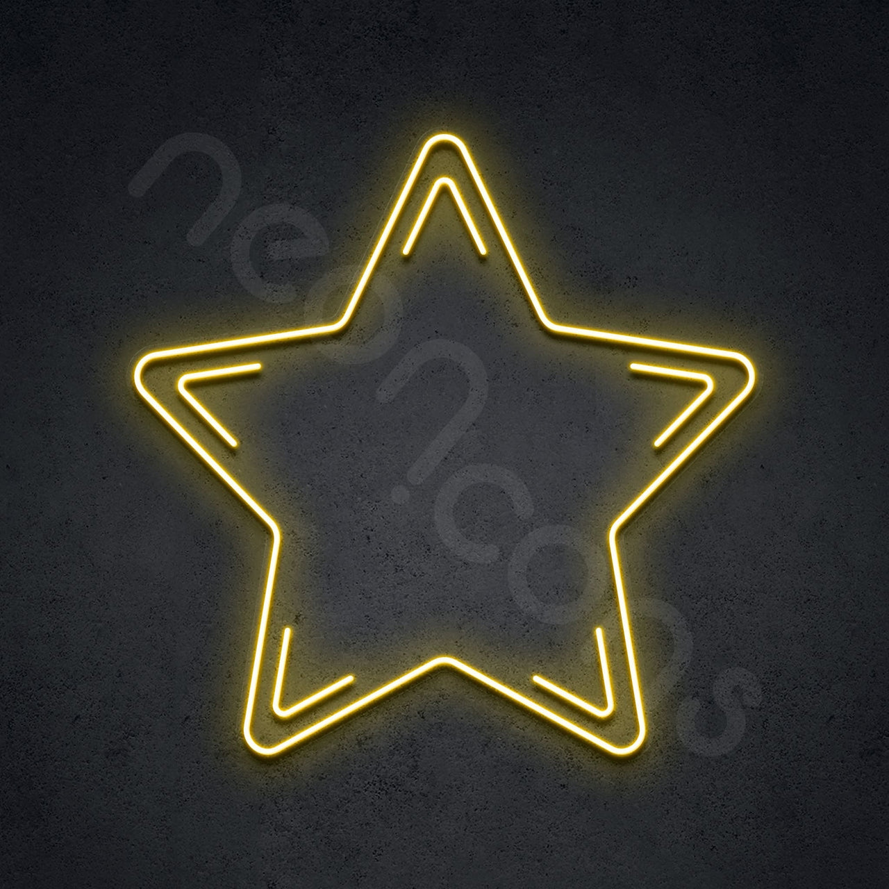 "Traditional Christmas Collection" LED Neon 40cm (1.3ft) / Star / LED by Neon Icons