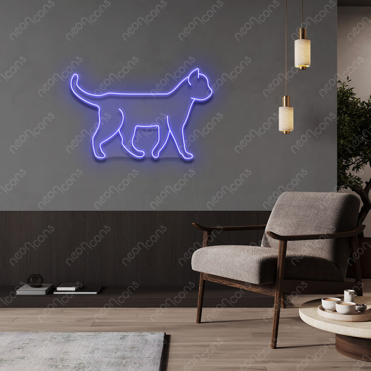 "Walking Cat" LED Neon by Neon Icons