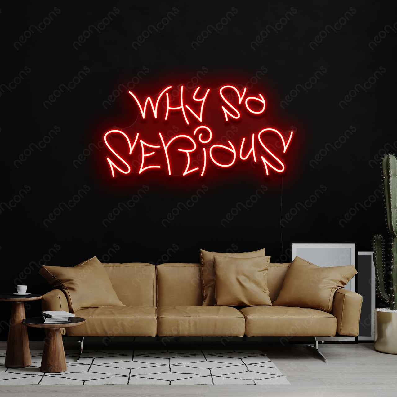 "Why So Serious" Neon Sign by Neon Icons