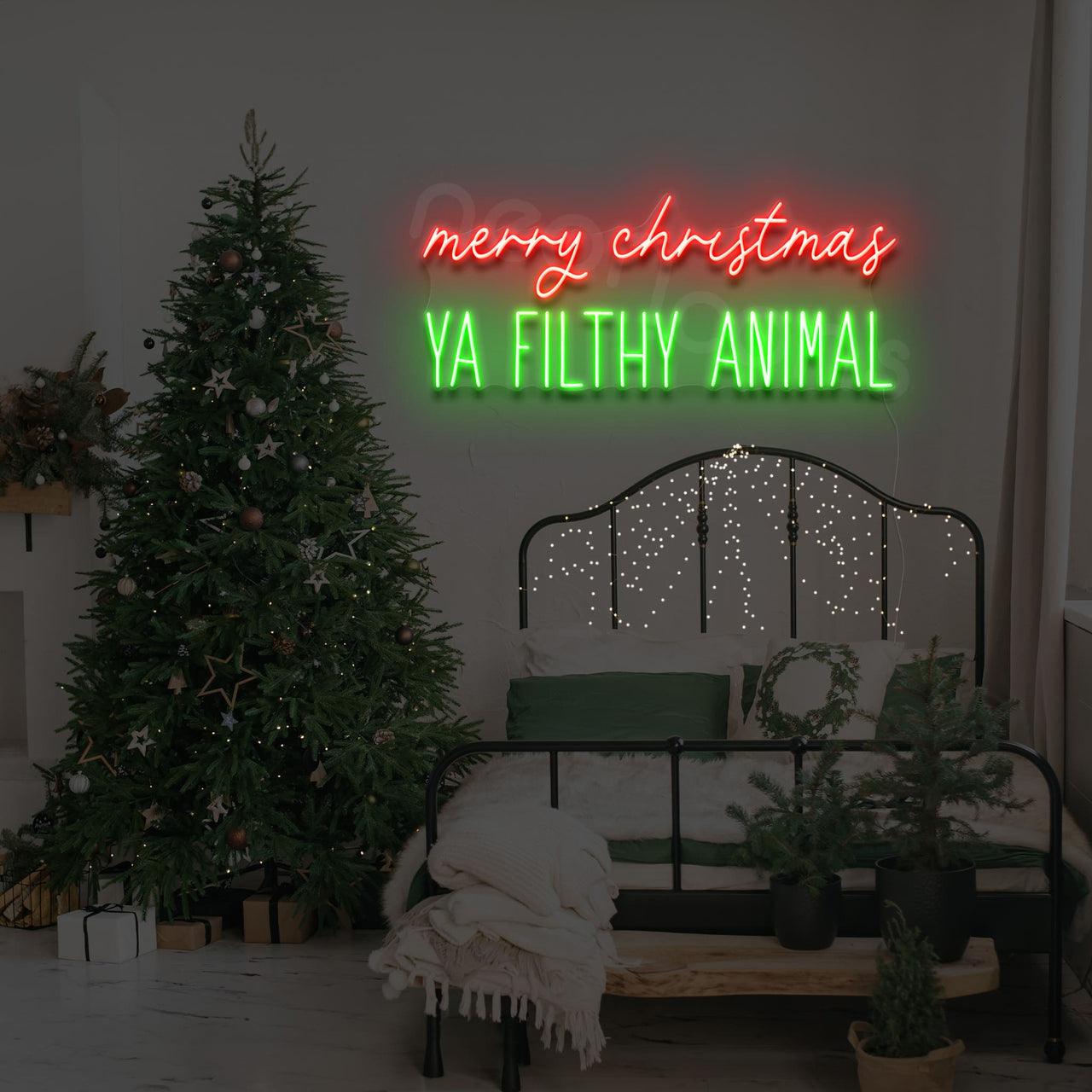 "Ya Filthy Animal" Neon Sign by Neon Icons