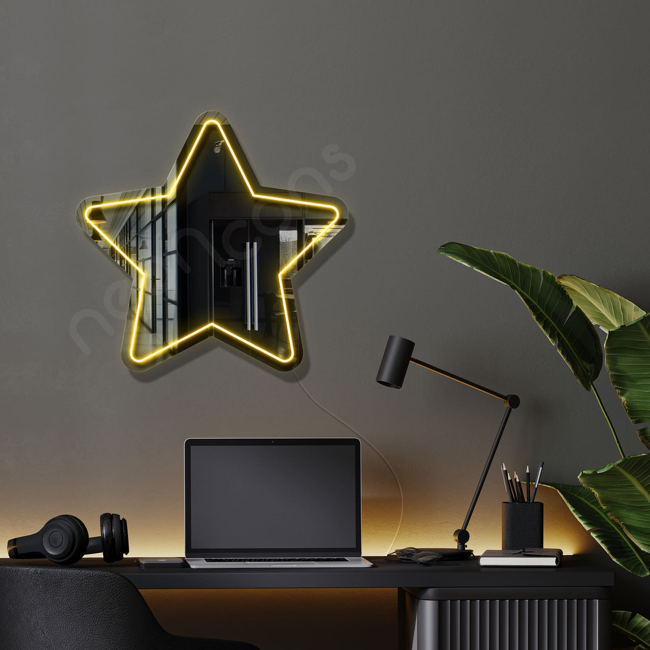 "You're A Star" LED Neon x Acrylic Mirror by Neon Icons