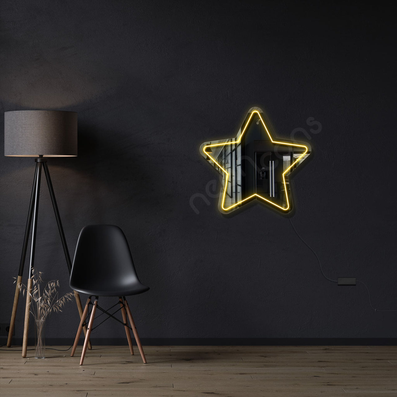 "You're A Star" LED Neon x Acrylic Mirror by Neon Icons