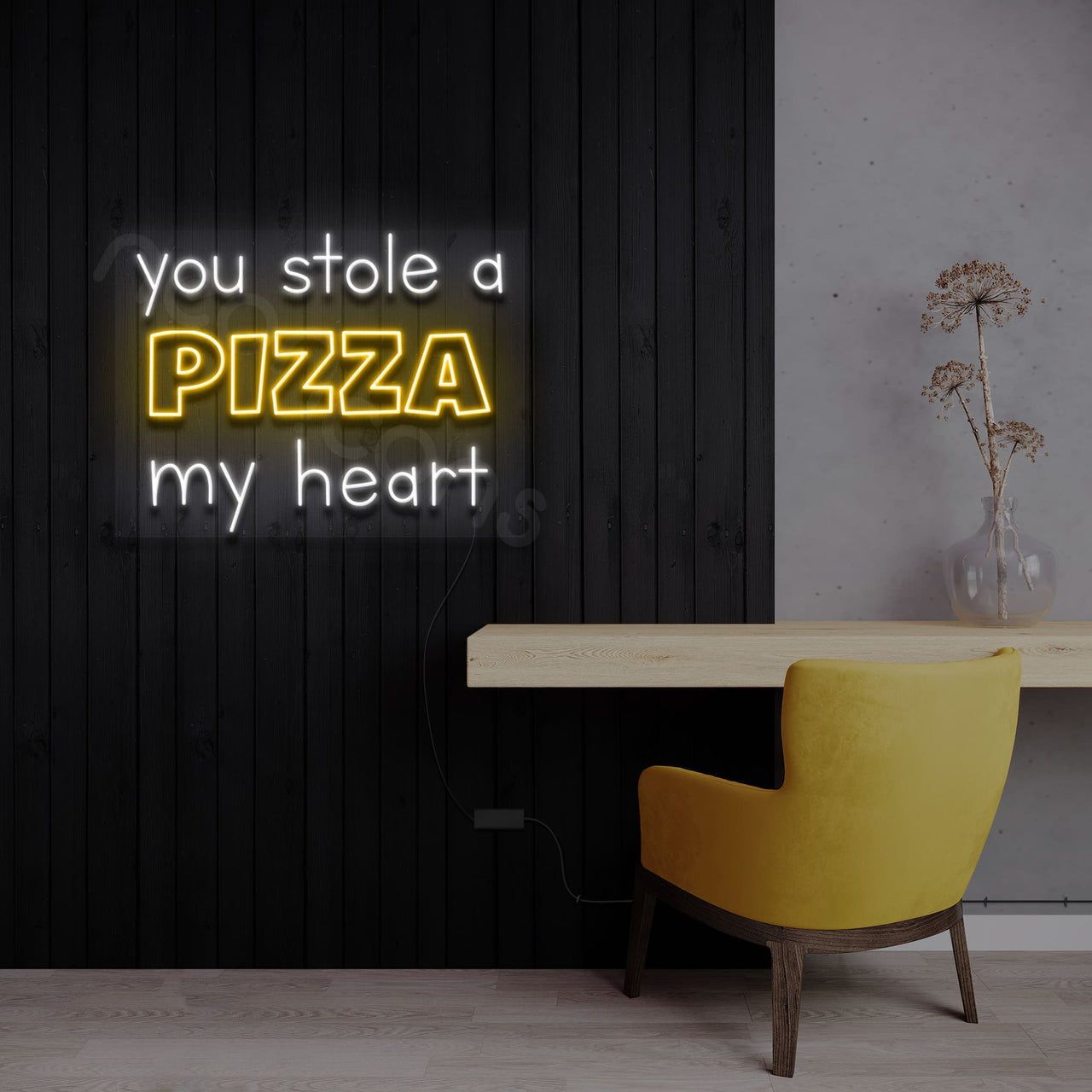 "You Stole" Neon Sign by Neon Icons