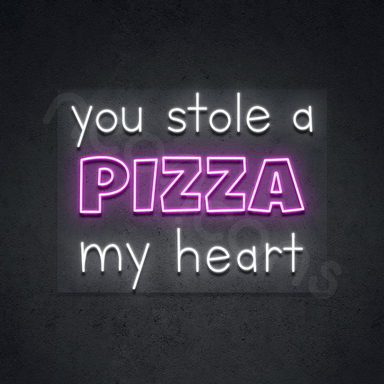 "You Stole" Neon Sign by Neon Icons