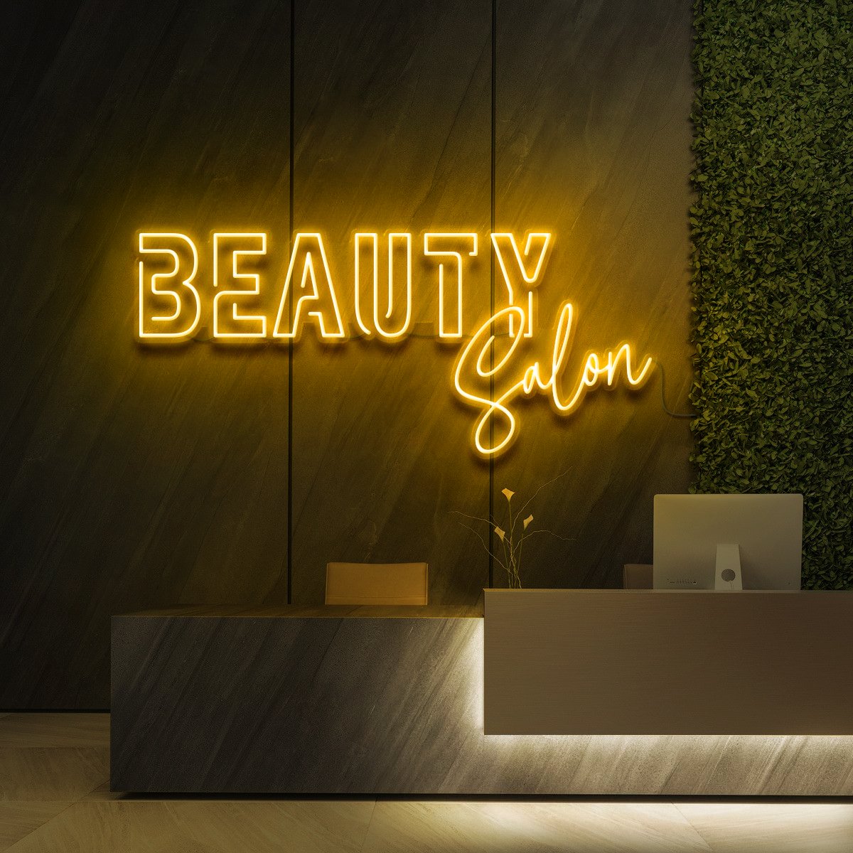 "Beauty Salon" Neon Sign for Beauty Salons & Cosmetic Studios by Neon Icons