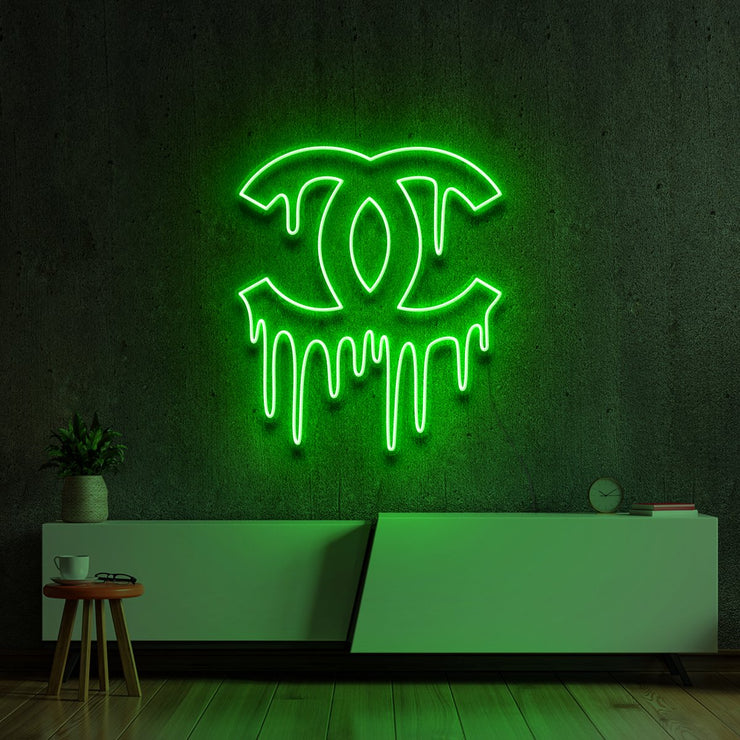 Monogram Drip Neon Sign – Neon Icons