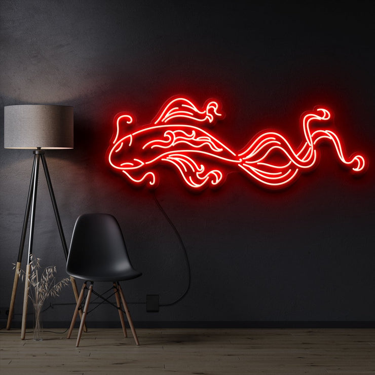 Louis Vuitton Drip Neon Sign - 60cm (2ft) / Red / LED Neon