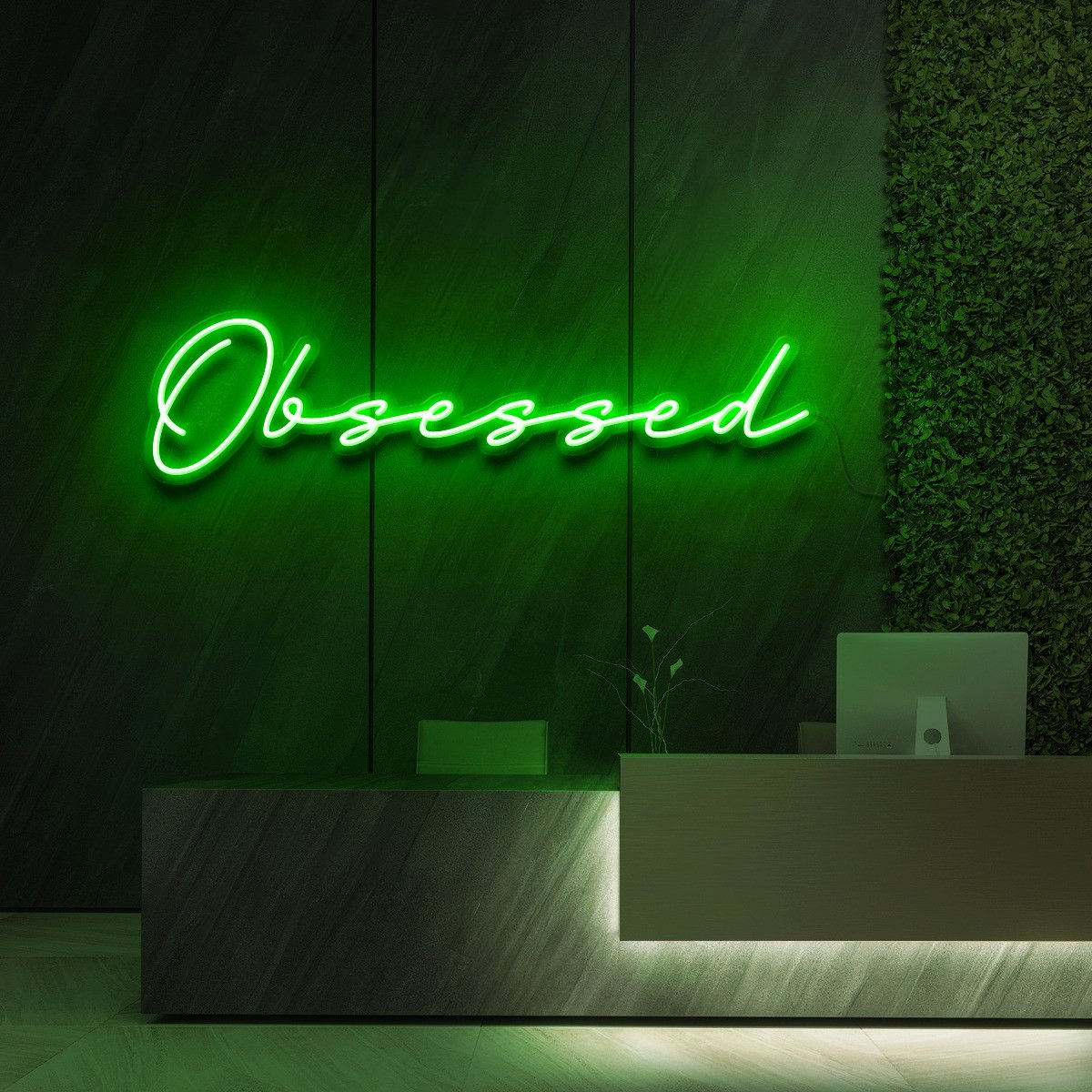 "Obsessed" Neon Sign for Beauty Salons & Cosmetic Studios by Neon Icons