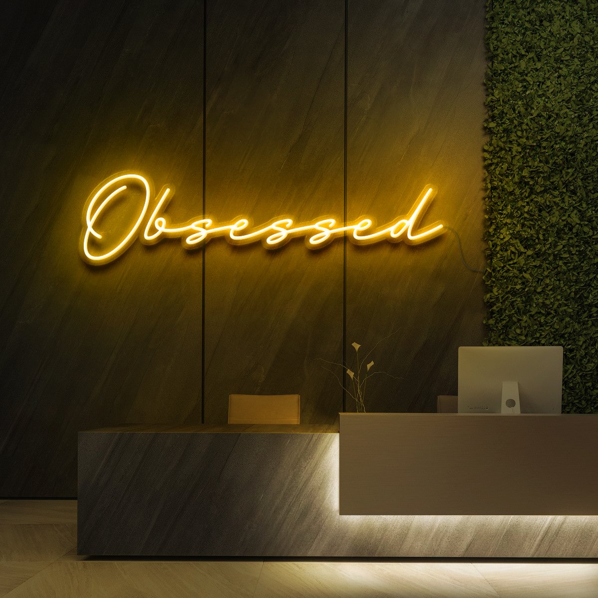 "Obsessed" Neon Sign for Beauty Salons & Cosmetic Studios by Neon Icons