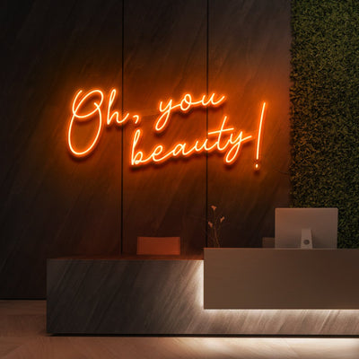 Elegant Orchid LED Neon Light Sign for Salons and Spas