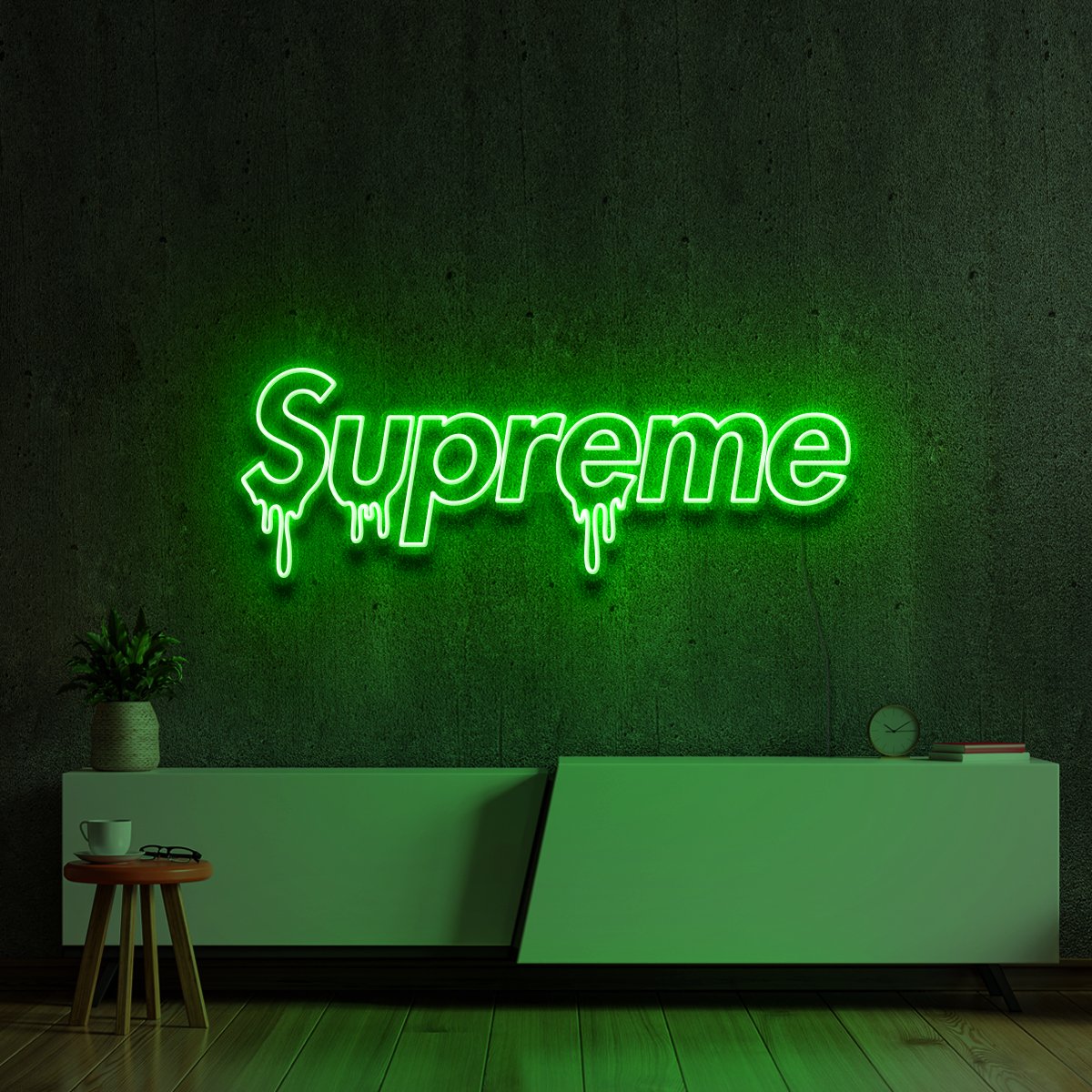 "Supreme Drip" Neon Sign by Neon Icons