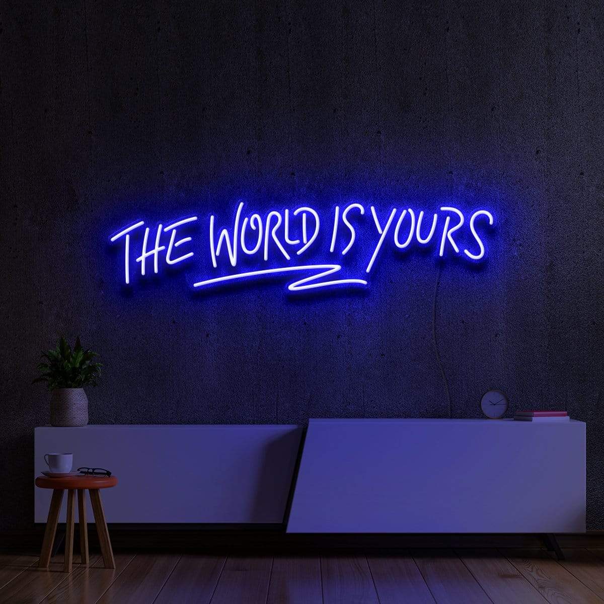 The World is Yours Neon Sign